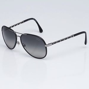 Chanel Leather Aviators 4219Q